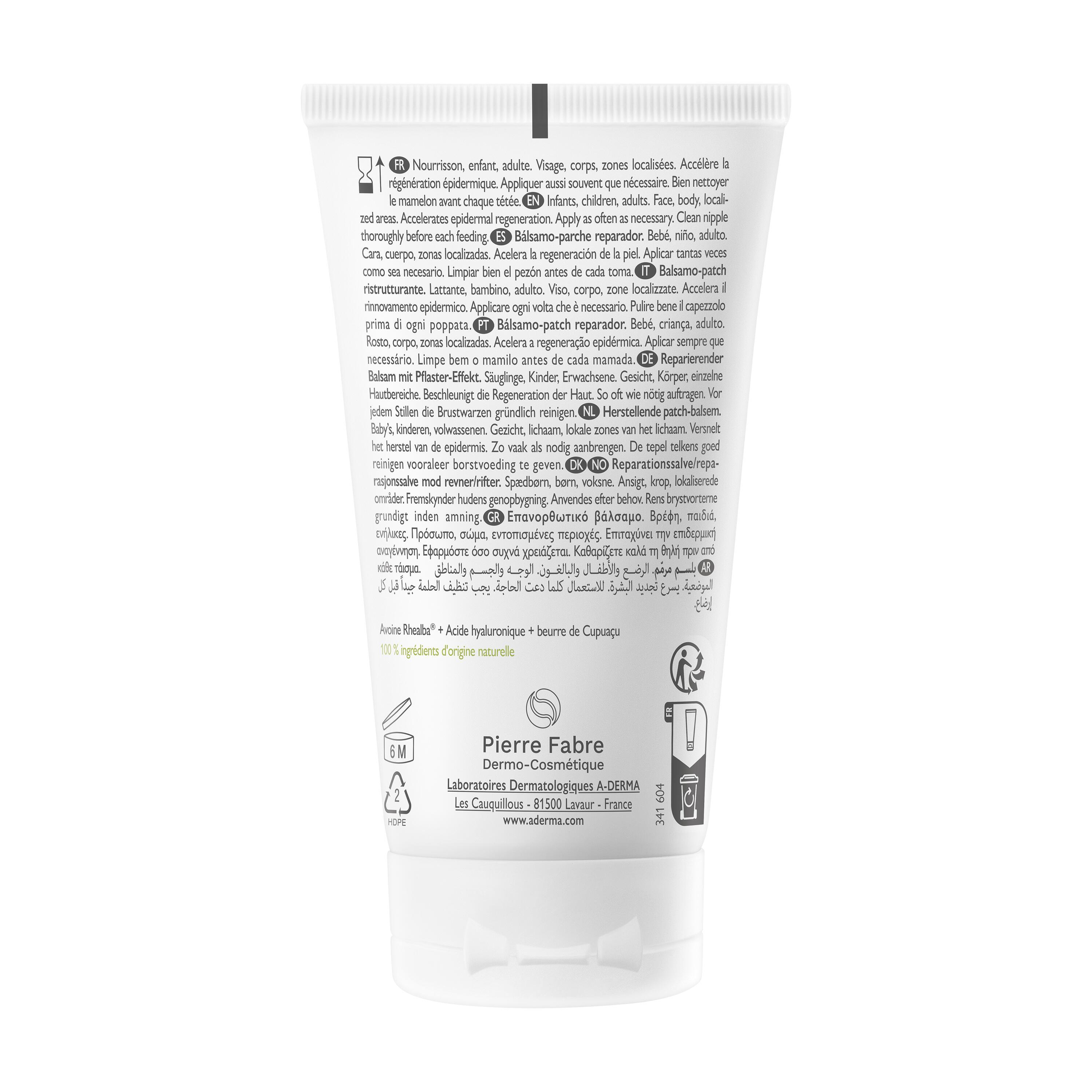 A-Derma Epitheliale Ultra Repair A.H. - Balsamo-Patch Ristrutturante Per Pelle Fragilizzata E Molto Secca 50 g