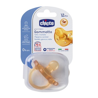 Chicco Physio Soft Gommotto Ciuccio in Lattice 12m+