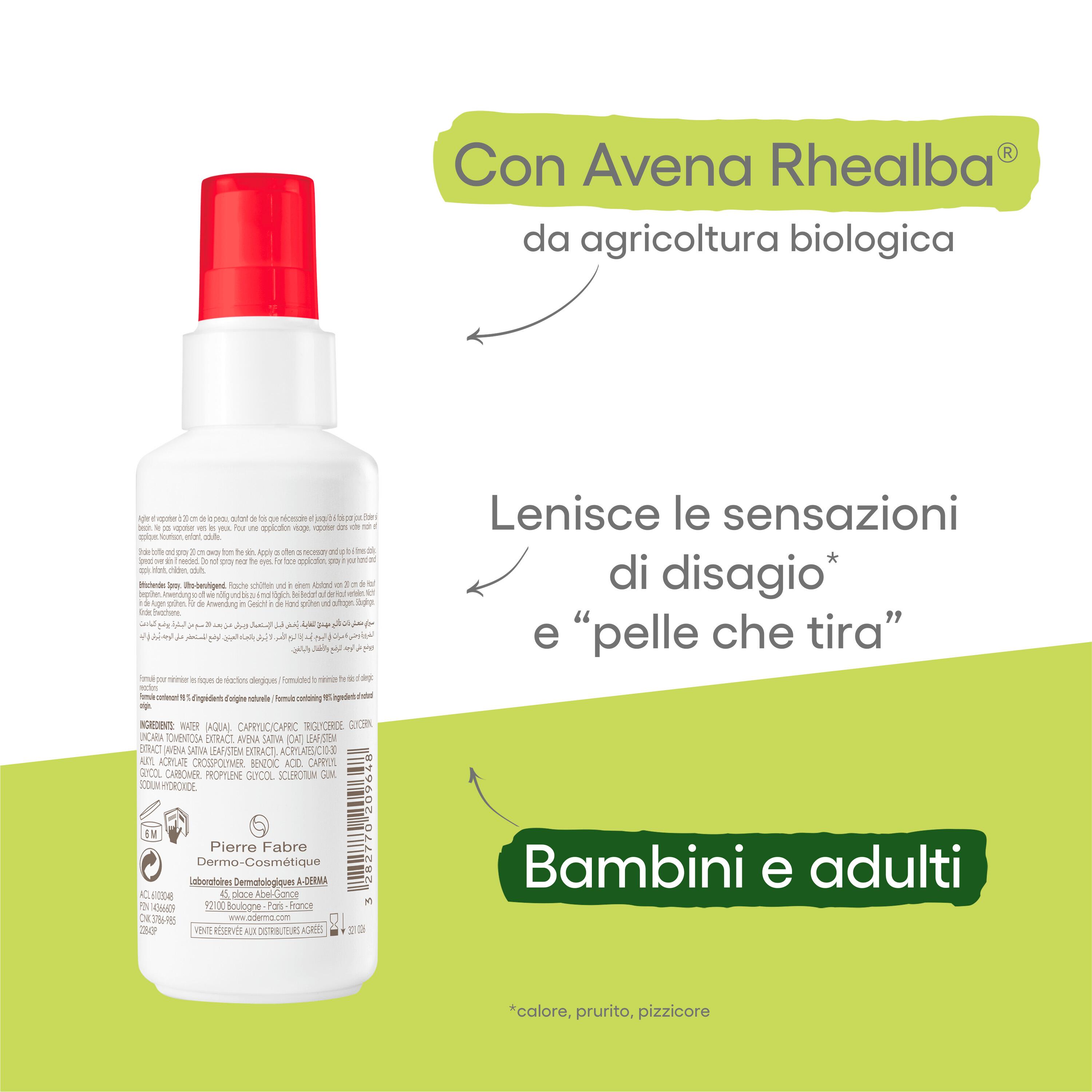 A-Derma Cutalgan - Spray Rinfrescante Ultra-Lenitivo 100 ml