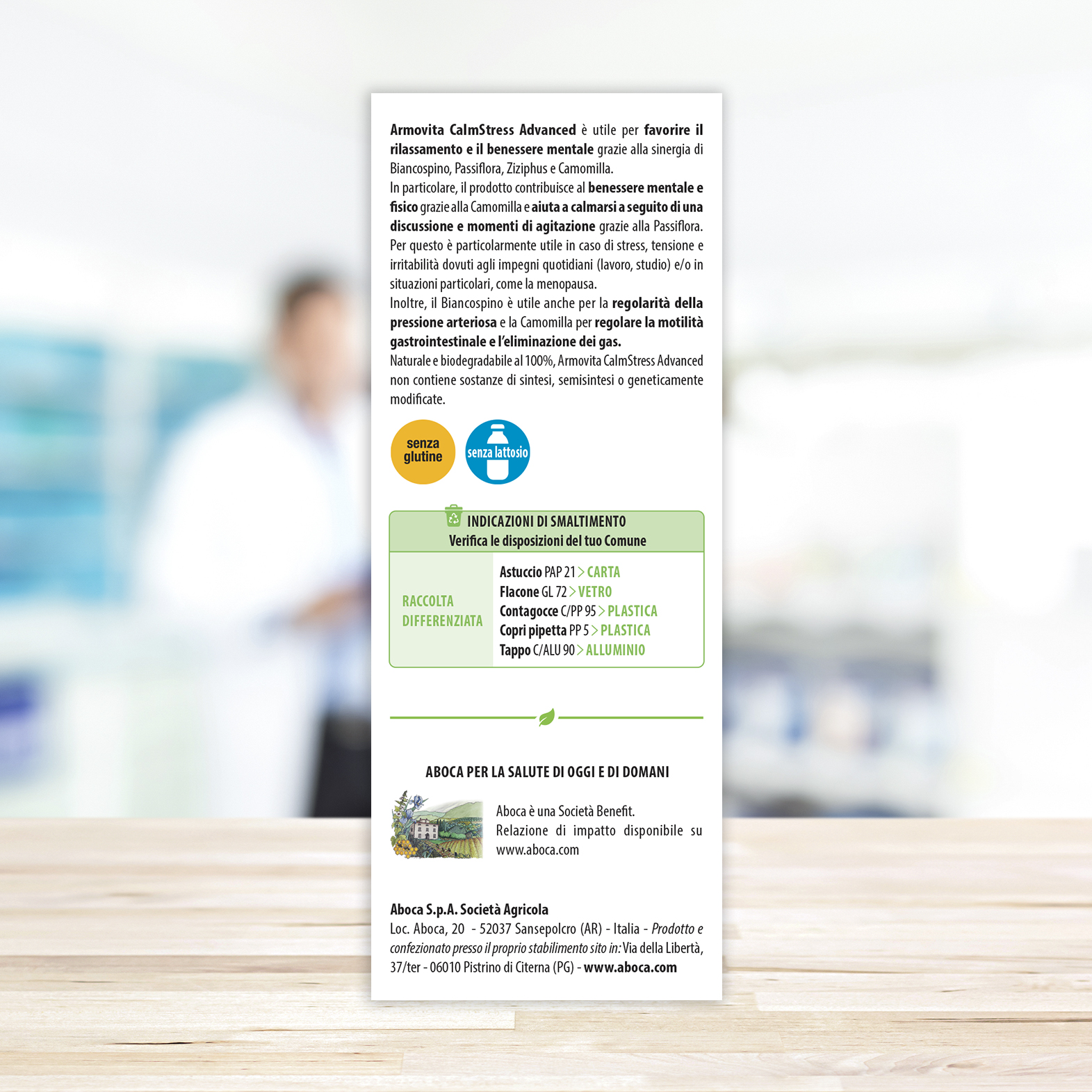 Aboca Armovita CalmStress Advanced 45 Capsule - Integratore Per Il Benessere Mentale