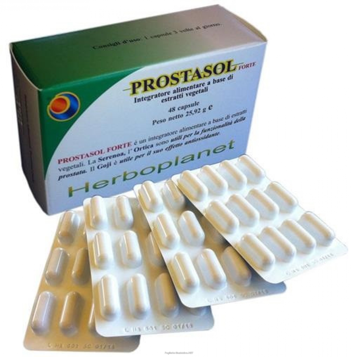 Herboplanet Prostasol Forte Integratore 48 Capsule