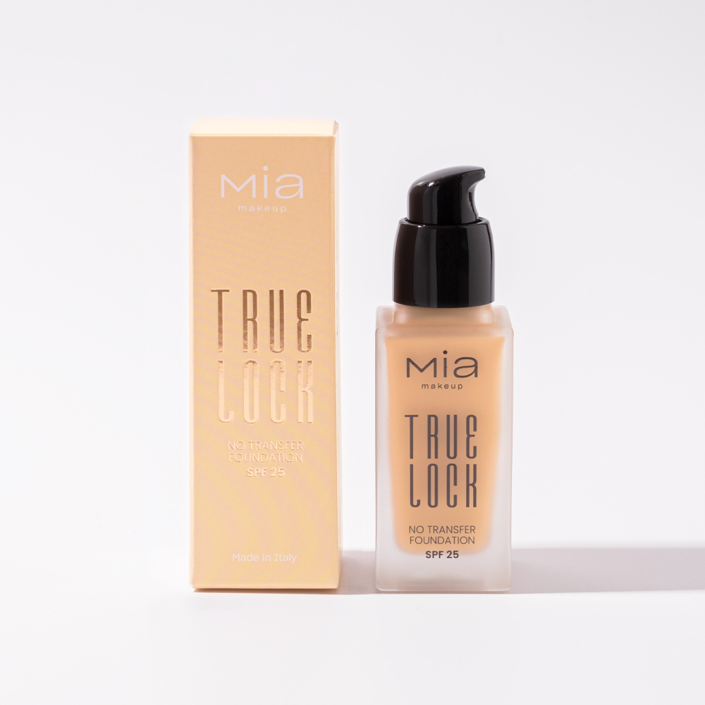 Mia Makeup - True Lock - Fondotinta Fluido SPF25 A Lunga Tenuta - N.07 Cream Beige