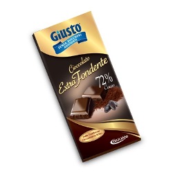 Giusto Senza Zuccheri Tavoletta Cioccolato Extra Fondente 100 g