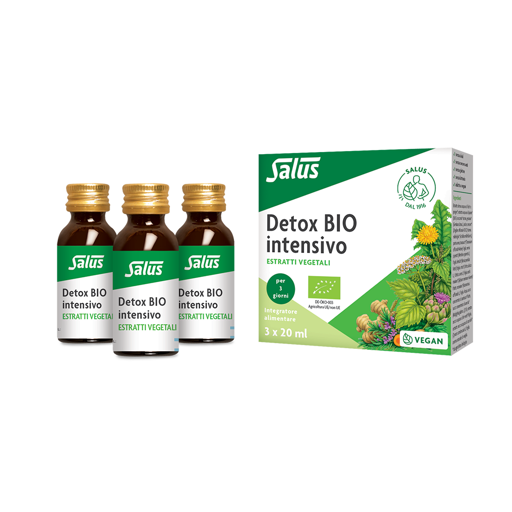 Salus Detox Bio Intensivo Integratore 3 Flaconcini da 20 ml