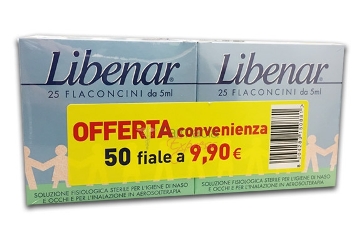 Libenar Soluzione Fisiologica - BiPack 25+25 Flaconcini