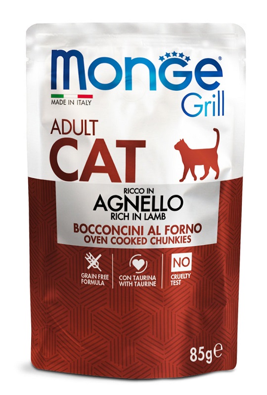 MONGE GRILL ADULT AGNELLO 85G