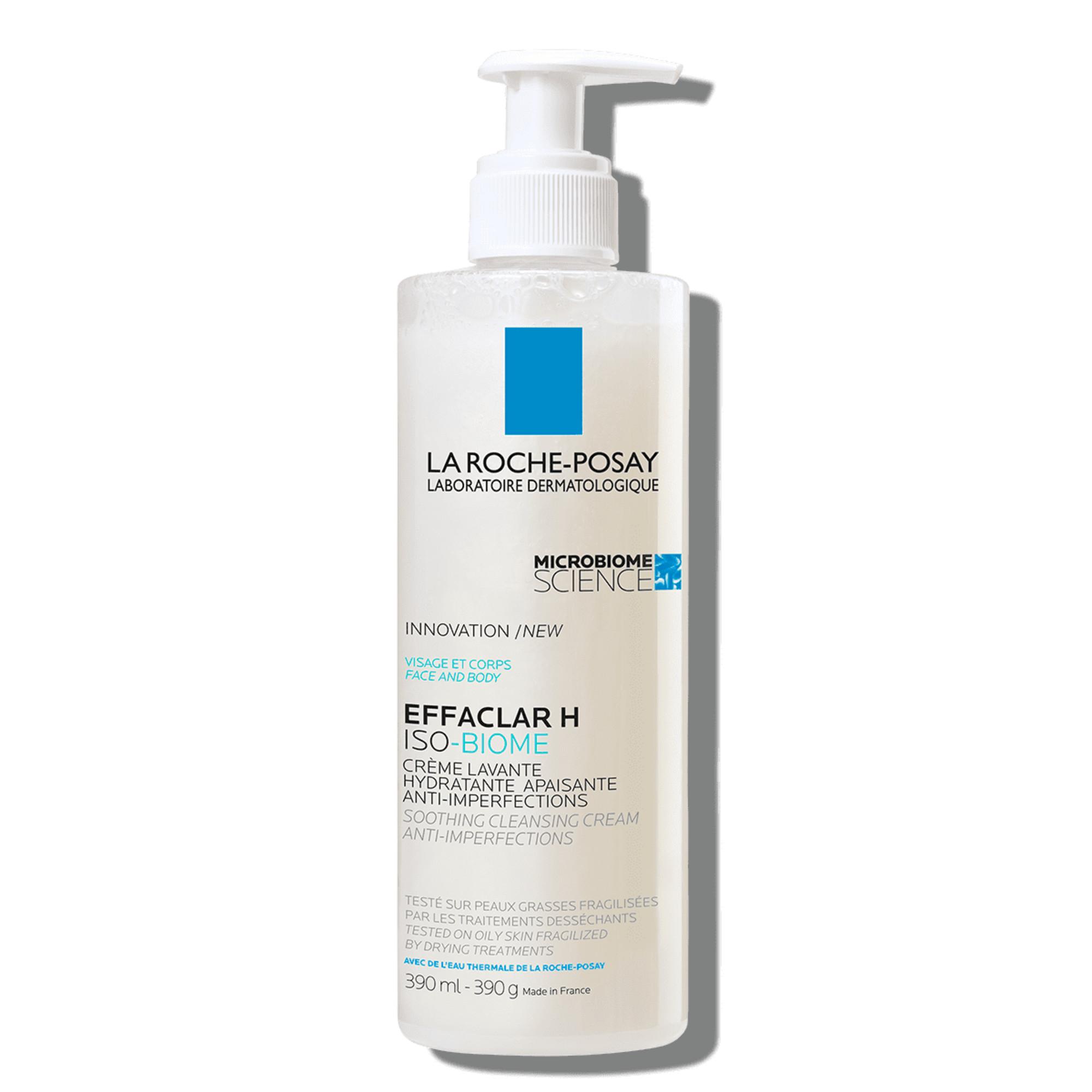 La Roche-Posay Effaclar H Iso-Biome - Crema Detergente Per Pelle Mista, Grassa O A Tendenza Acneica 400 ml
