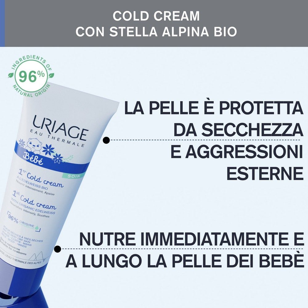 Uriage Baby Cold Cream Crema protettiva nutriente - 75ML Uriage Baby Cold Cream Crema protettiva nutriente - 75ML