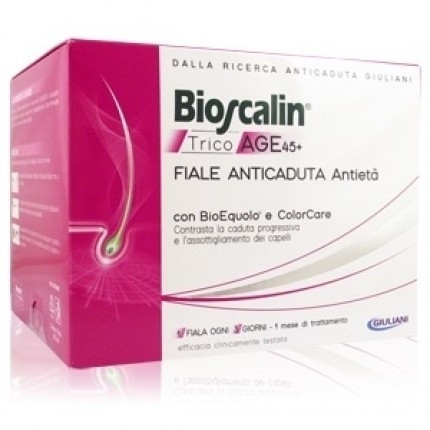 Bioscalin TricoAge 45+ Fiale Anticaduta Antietà Donna  pacco doppio 10+10 fiale 20 fiale Bioscalin TricoAge 45+ Fiale Anticaduta Antietà Donna  pacco doppio 10+10 fiale 20 fiale
