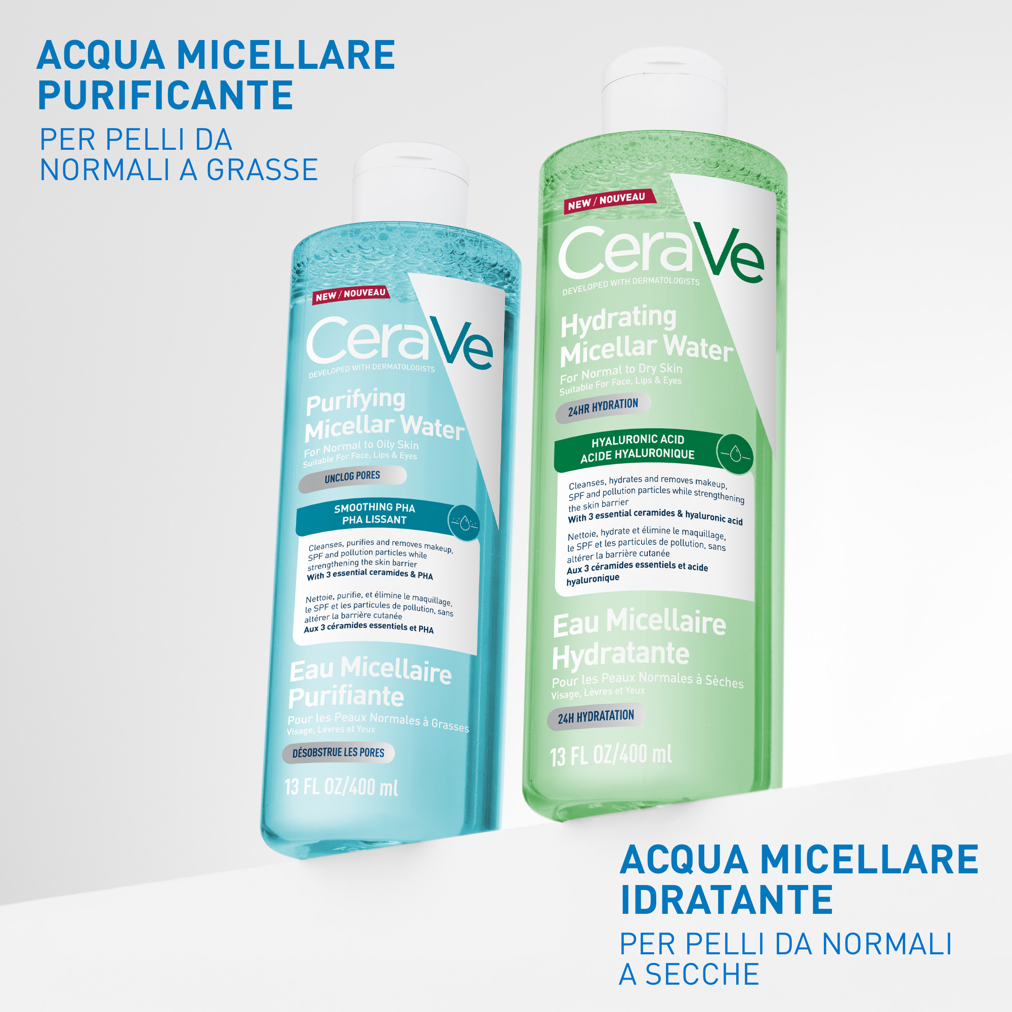 CeraVe - Acqua Micellare Idratante Per Pelle Normali A Secche 400 ml