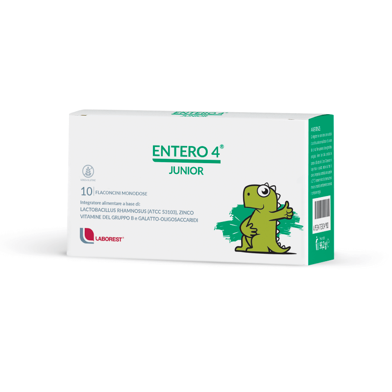 Entero 4 Junior Fermenti Lattici per bambini 10 Flaconcini  