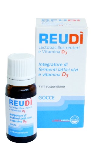 Reudì Integratore Fermenti Lattici e Vitamina D3 Gocce 7 ml