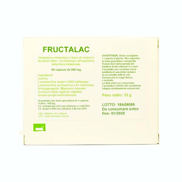 Oti Fructalac Integratore Di Fermenti Lattici 60 Capsule Oti Fructalac Integratore Di Fermenti Lattici 60 Capsule