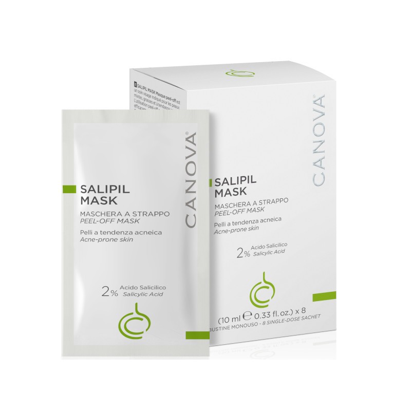 Canova Salipil Mask Maschera Per Il Viso Anti-Acne 8 Bustine Canova Salipil Mask Maschera Per Il Viso Anti-Acne 8 Bustine
