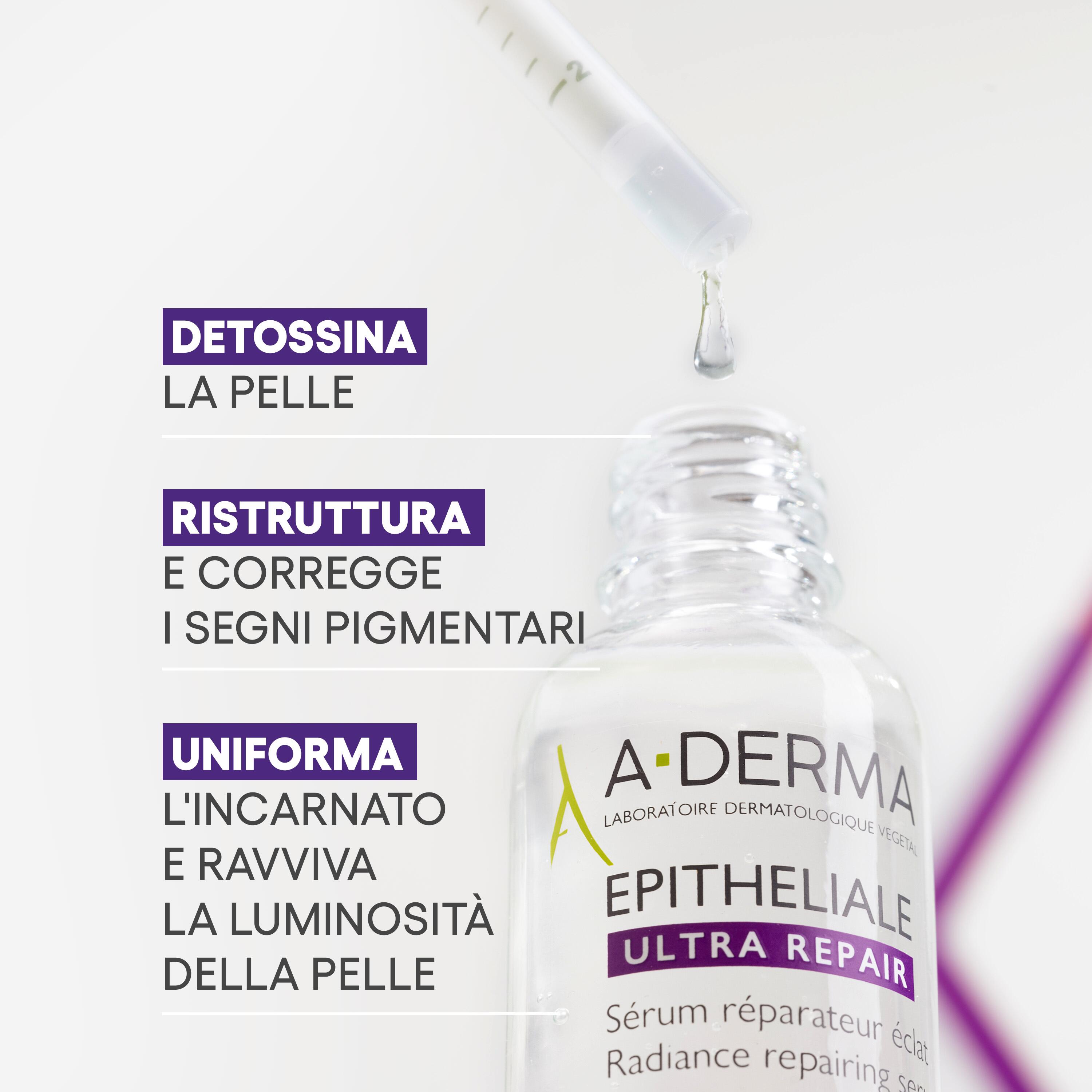 A-Derma Epitheliale Ultra Repair - Siero Ristrutturante Illuminante Anti-Macchie 30 ml 