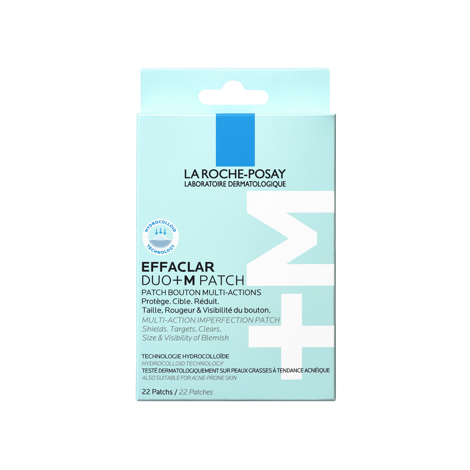 La Roche-Posay Effaclar - Duo+M Patch Monouso Anti-Imperfezioni Pelle Acneica, 22 Patchs