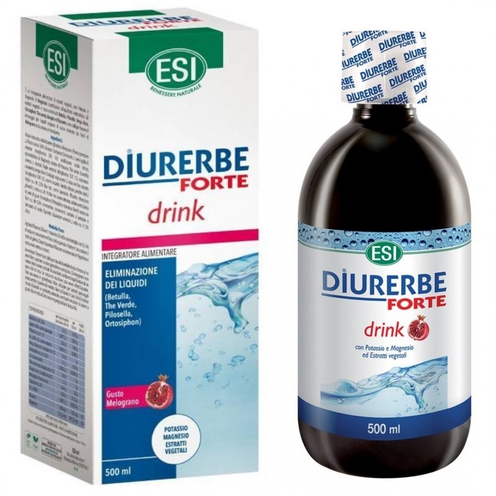 Esi Diurerbe Forte Drink Melograno Integratore Drenante 500 ml