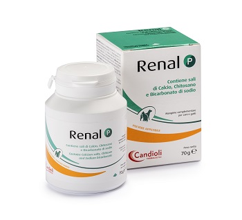 Candioli Renal P Polvere Integratore Urinario Cani e Gatti 70 g Candioli Renal P Polvere Integratore Urinario Cani e Gatti 70 g