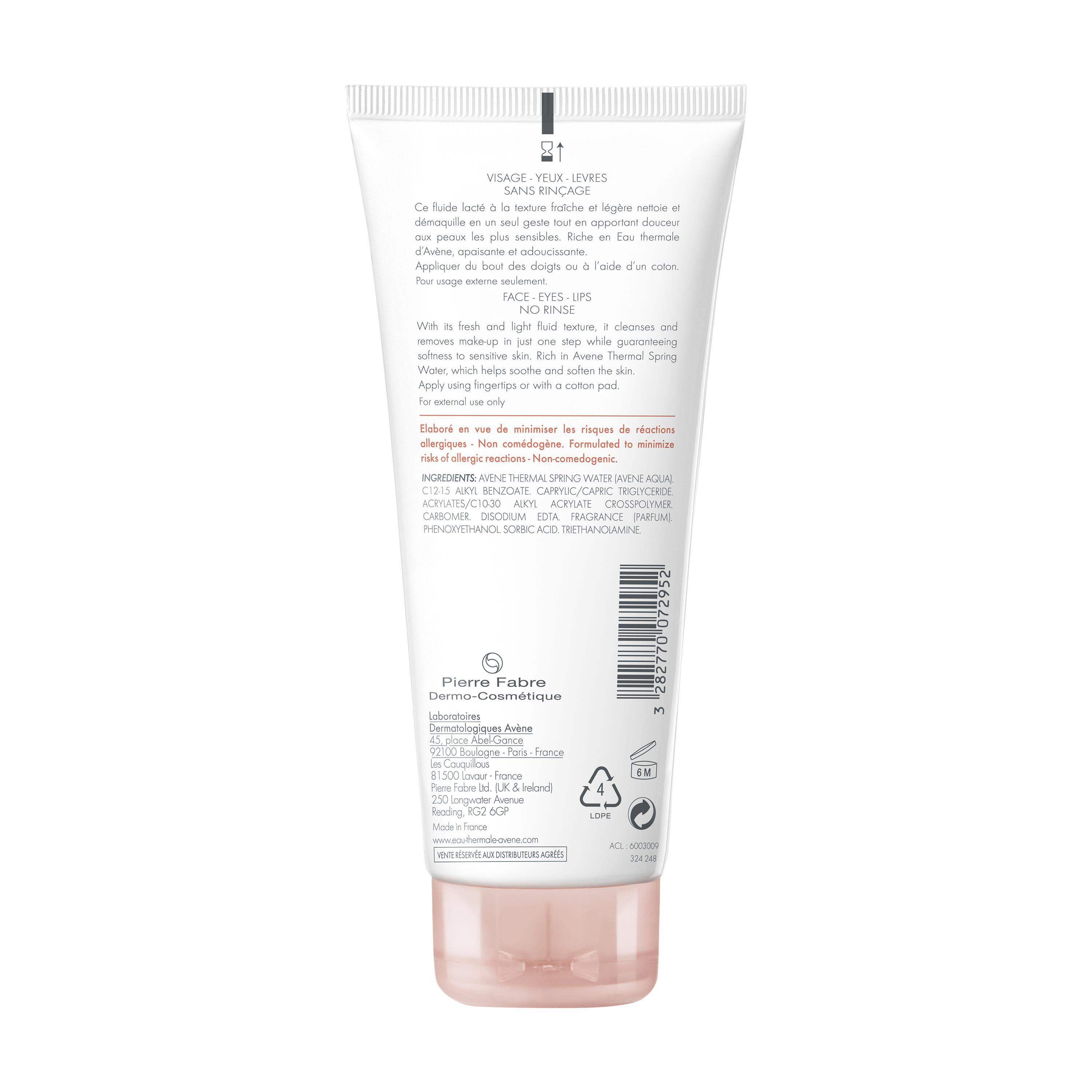 Avène Les Essential - Fluido Struccante 3 in 1 Per Pelle Sensibile 200 ml