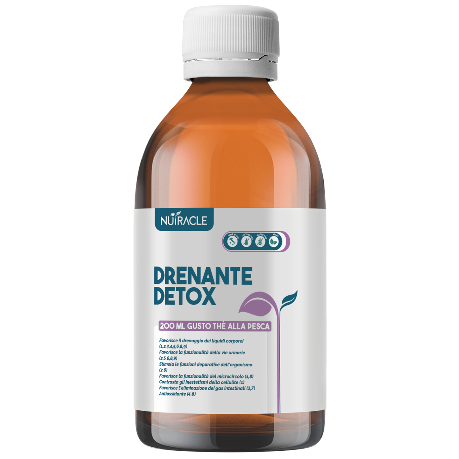Nutracle Drenante Detox 200 Ml - Integratore Depurativo