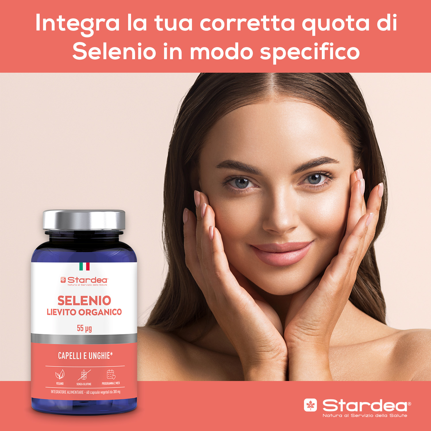 STARDEA SELENIO LIEVITO ORGANICO 55 µg Compresse - INTEGRATORE ALIMENTARE CAPELLI E UNGHIE STARDEA SELENIO LIEVITO ORGANICO 55 µg Compresse - INTEGRATORE ALIMENTARE CAPELLI E UNGHIE