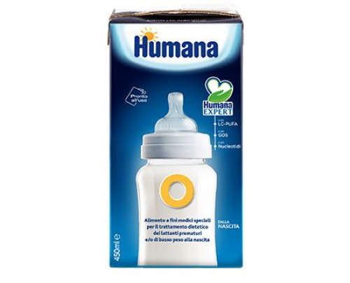 Humana Latte 0 Liquido Neonati Prematuri 450 ml Humana Latte 0 Liquido Neonati Prematuri 450 ml