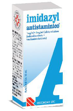 Imidazyl Antistaminico 1 mg/ml Nafazolina nitrato Collirio 10 ml Imidazyl Antistaminico 1 mg/ml Nafazolina nitrato Collirio 10 ml