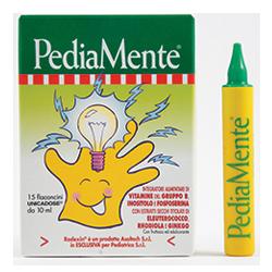 PediaMente Integratore Concentrazione e Memoria Bambini 15 Flaconcini