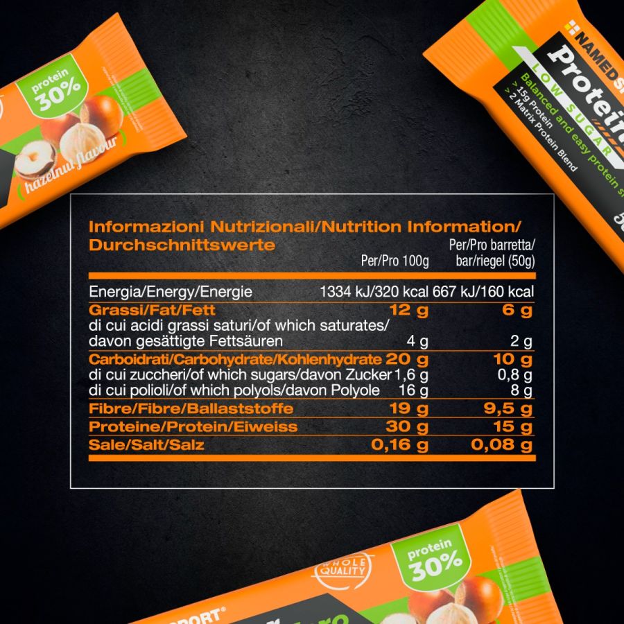 Named Sport Proteinbar Zero - Barretta Proteica Gusto Hazelnut 50 g