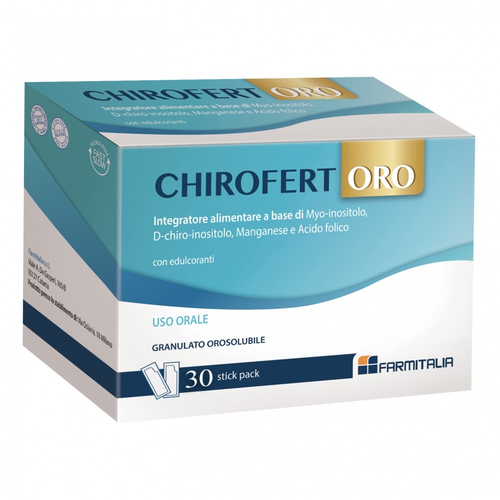 Chirofert Oro Integratore Orosolubile 30 Stick Chirofert Oro Integratore Orosolubile 30 Stick