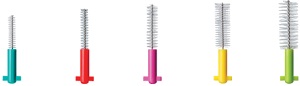 Curaprox Prime Plus Handy Scovolino Interdentale n°07 Rosso 5 Pezzi
