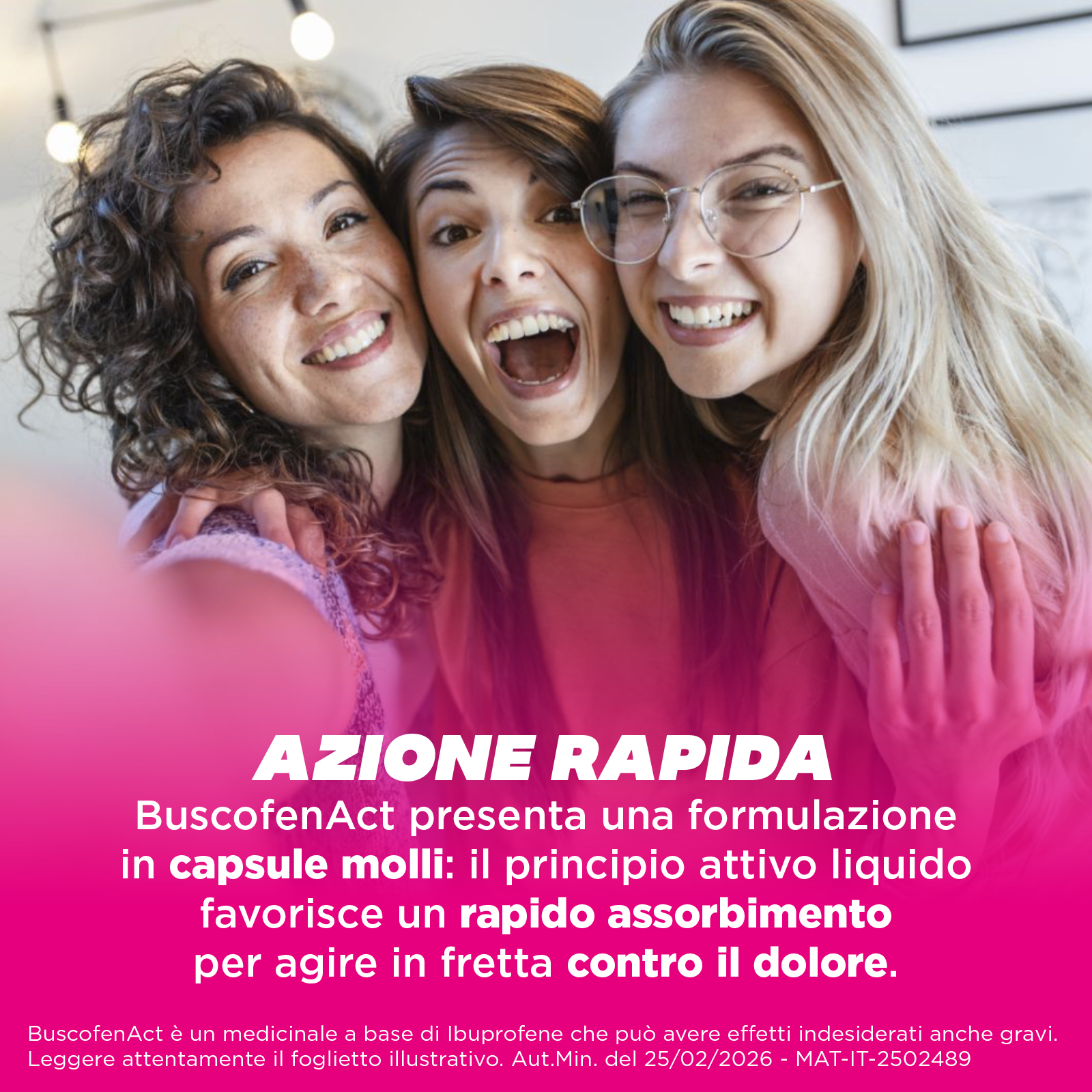 BuscofenAct 400 mg - Contro I Dolori Da Ciclo 20 Capsule Molli