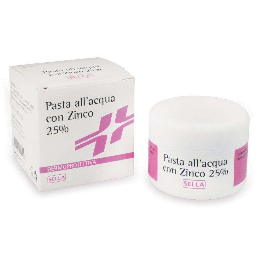 Sella Pasta All'Acqua Con Zinco 25% Per Arrossamenti Cutanei Dei Neonati 100 ml Sella Pasta All'Acqua Con Zinco 25% Per Arrossamenti Cutanei Dei Neonati 100 ml