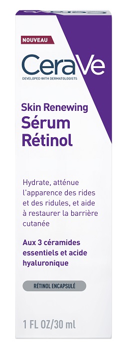 CeraVe Skin Renewing Siero Retinolo, Con Retinolo Incapsulato, 3 Ceramidi Essenziali e Acido Ialuronico, Per i Primi Segni dell'Età, 30ml