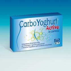 CarboYoghurt Active Integratore Contro Gas Intestinale 30 Compresse 