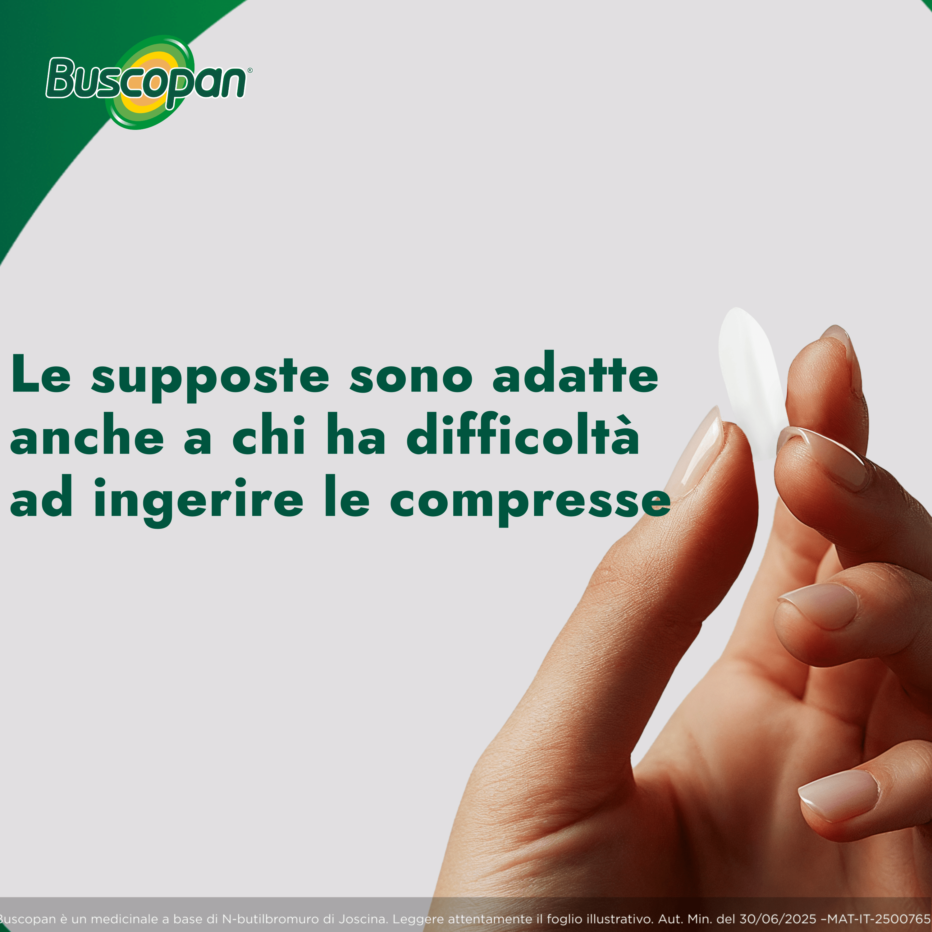 Buscopan Contro Mal di Pancia, Dolori e Crampi Addominali, 6 Supposte