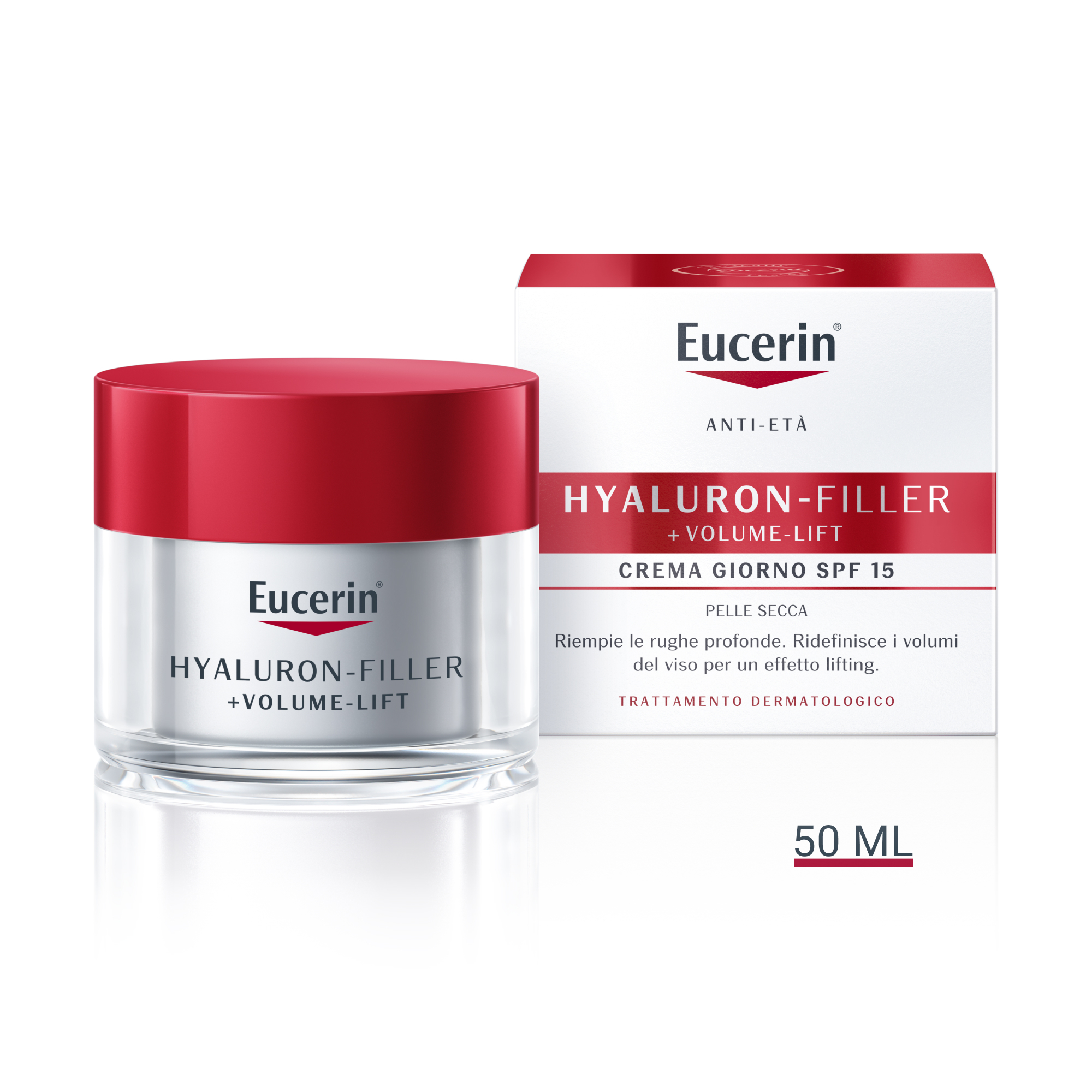 Eucerin Hyaluron-Filler Volume crema Giorno pelle secca 50mL Eucerin Hyaluron-Filler Volume crema Giorno pelle secca 50mL