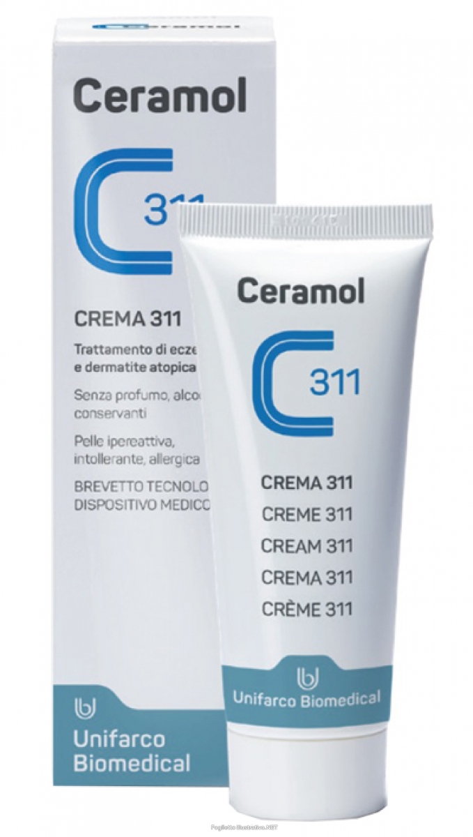 Ceramol Crema 311 - Azione Emolliente e Lenitiva - 75 mL