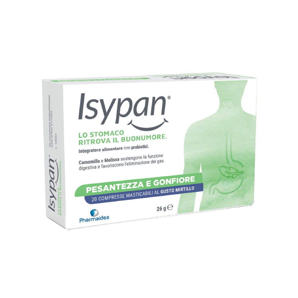 ISYPAN PESANTEZZA E GONFIORE 20 COMPRESSE MASTICABILI