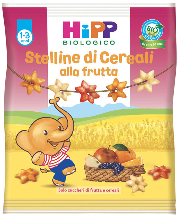 HIPP STELLINE CEREALI FRUTTA  HIPP STELLINE CEREALI FRUTTA