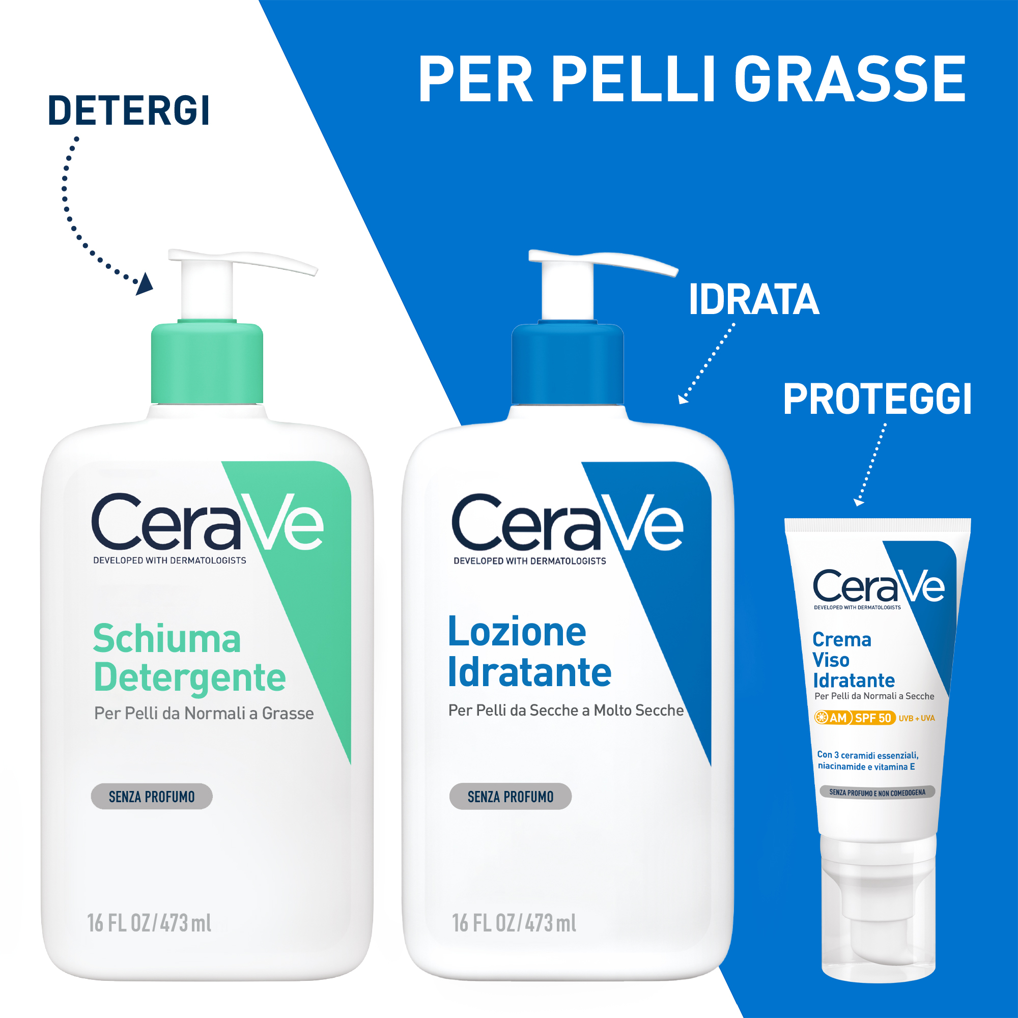CERAVE REFILL SCHIUMA DETERGENTE 473ML