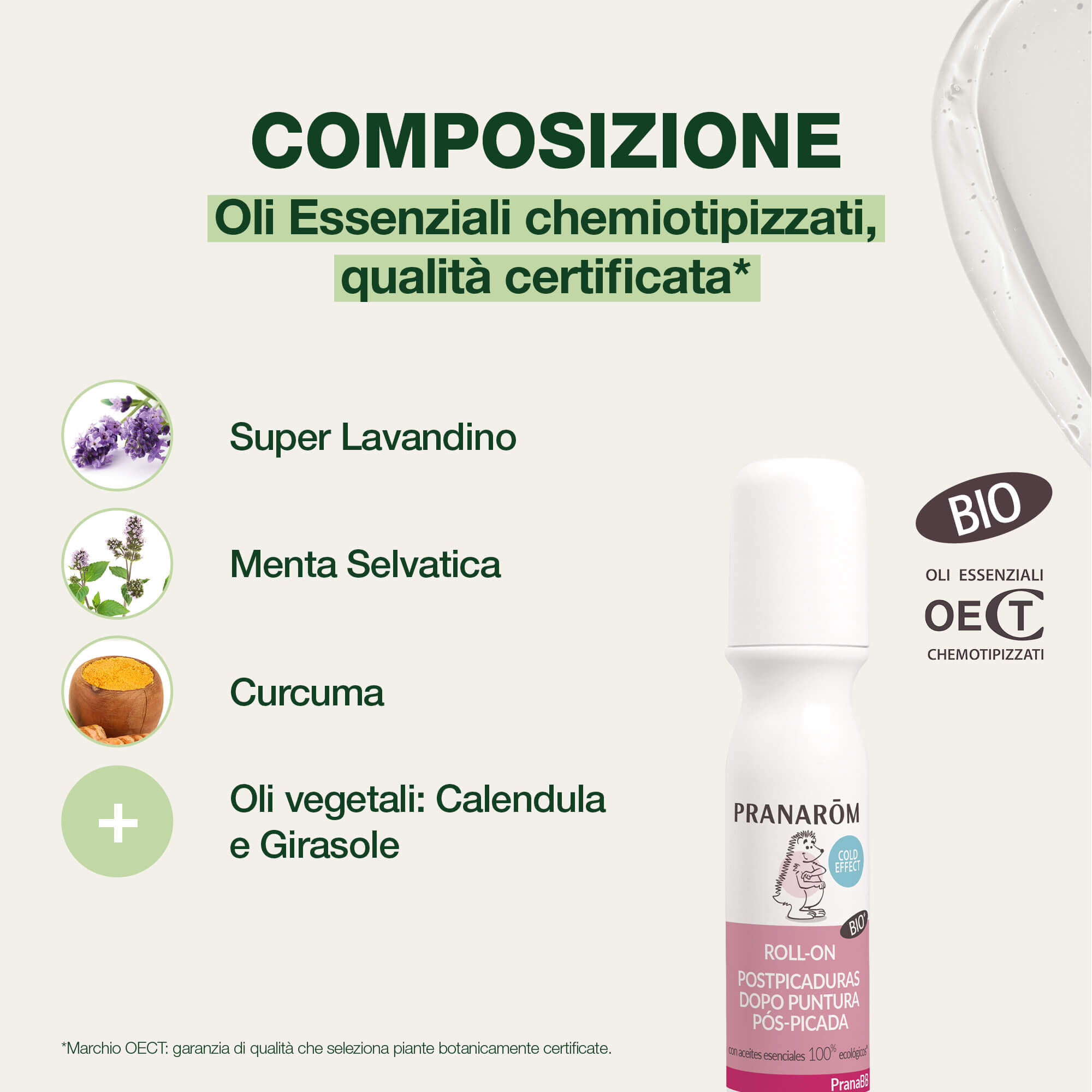 Pranarom PranaBB - Roll-On Dopopuntura Bambino Bio 15 ml