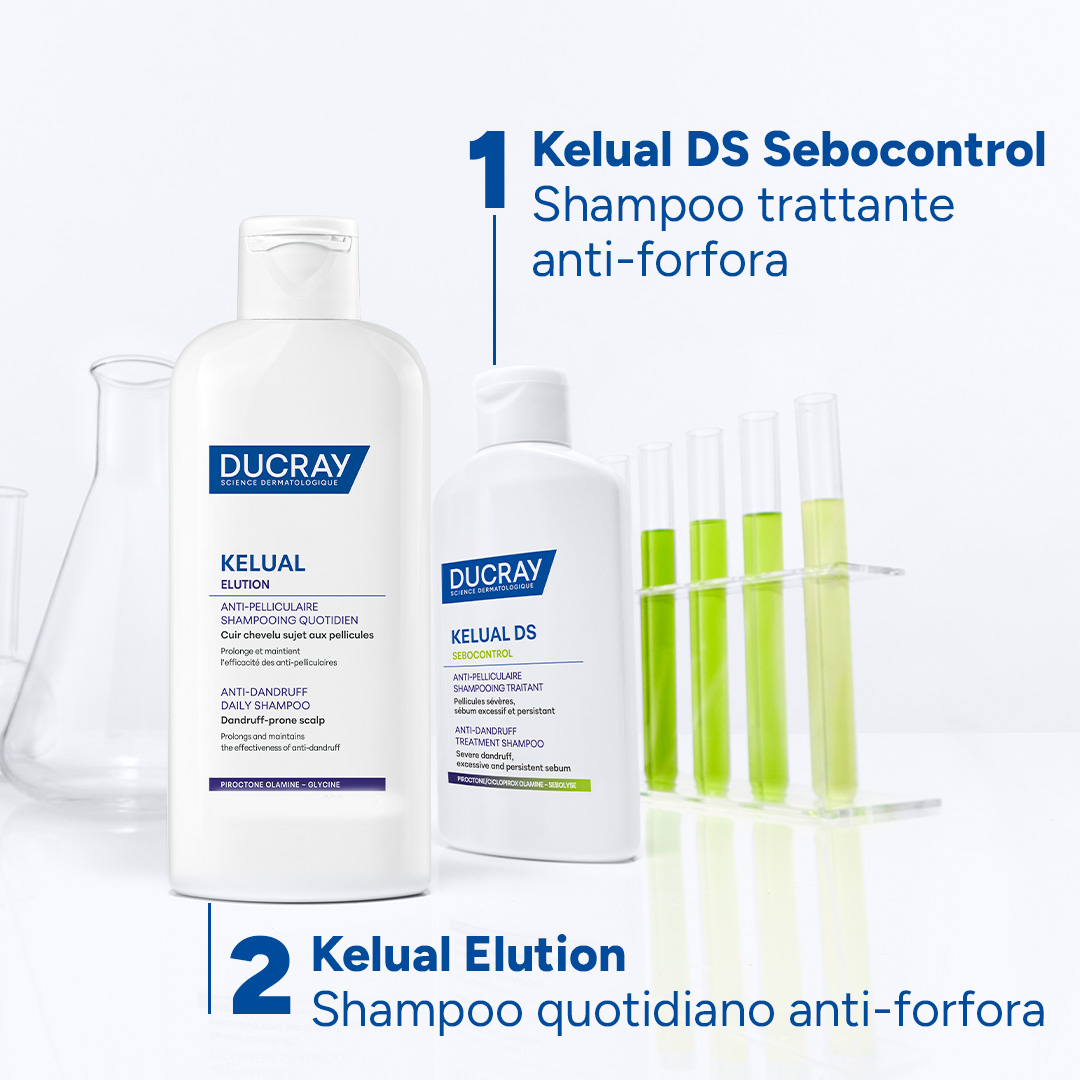Ducray Kelual DS Sebocontrol - Shampoo Trattante Antiforfora 100 ml