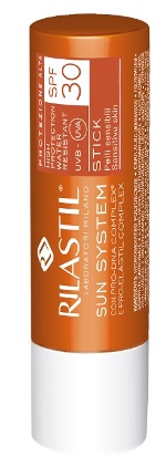 Rilastil Sun System Stick Solare SPF 30 Zone Sensibili Viso 4,5 ml