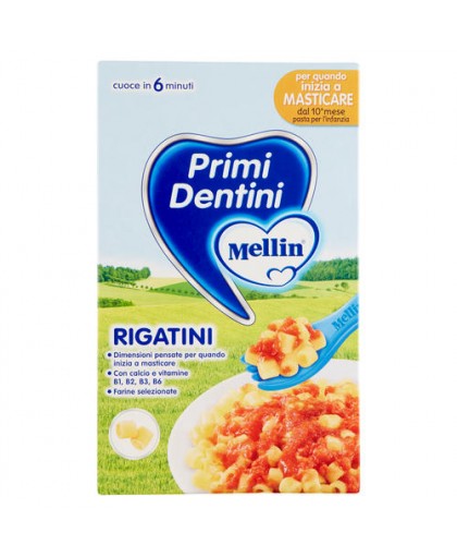 Mellin Primi Dentini Rigatini Pastina 280g Mellin Primi Dentini Rigatini Pastina 280g