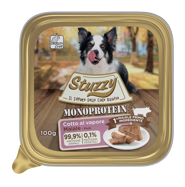 STUZZY DOG MONOPROT MAIALE100G