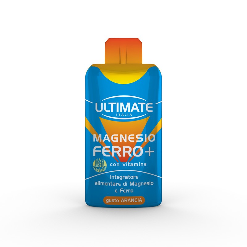 Ultimate Italia Magnesio Ferro + Gusto Arancia - Integratore Energizzante 30 ml