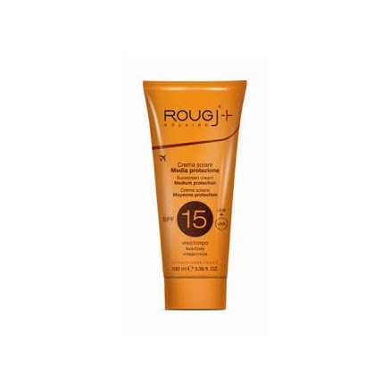Rougj+ SPF15 Crema solare media protezione 100ml