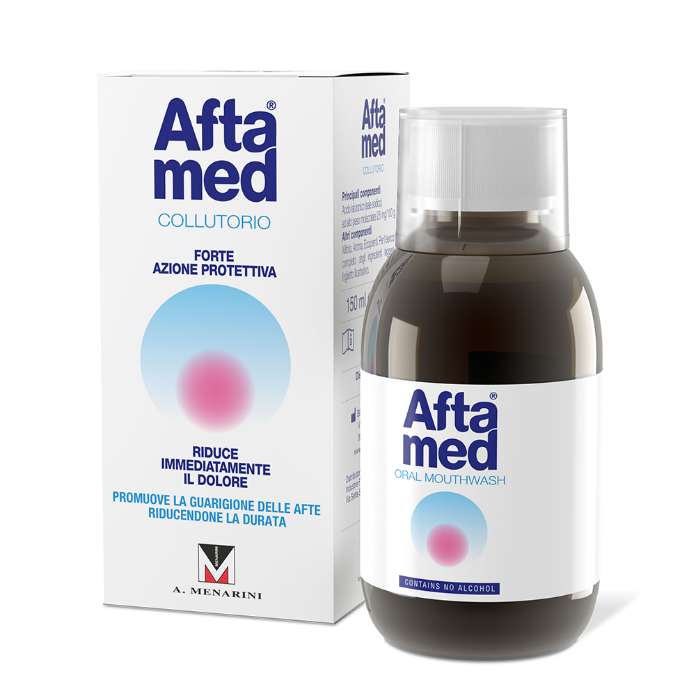 Aftamed Collutorio Anti Afte Senza Alcool 150 ml
