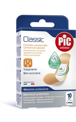 Pic Classic Cerotto Large Antibatterico 25 x 72 cm 10 Pezzi